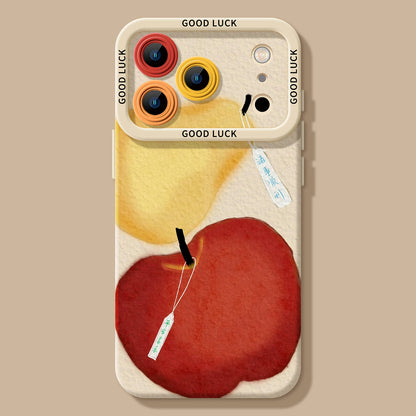 Trendy Green Apple Phone Case for iPhone