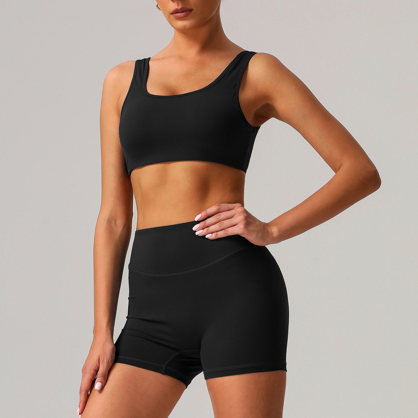 High Waisted Peach Butt Yoga Set Stretchy and Supportive Activewear Ensemble for and Style