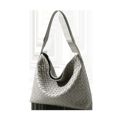 Handcrafted Large Capacity Leather Shoulder Bag for Women Crossbody Tote for Fall Winter