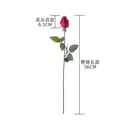 Lifelike Moist Touch Artificial Rose Bud Bouquet - Perfect for Home Decor, Weddings, and Special Occasions | Long-lasting, Easy Care, Realistic Faux Flowers, MW59999