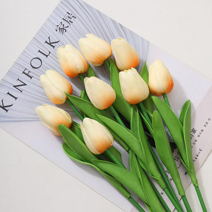 Touch Realistic Mini Tulip Faux Flowers – Perfect for Outdoor Decor, Stunning Photography Props, and Elegant Arrangements