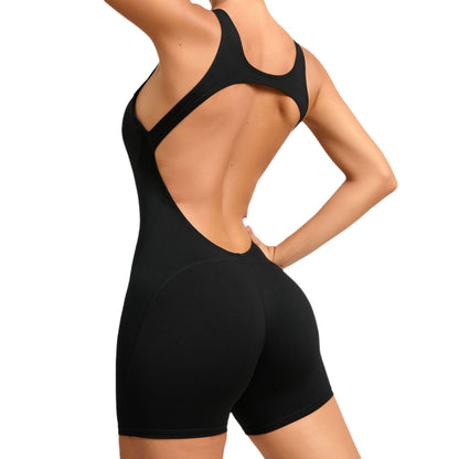 Quick Dry Women's Yoga Bodysuit High Waisted Dance Workout One Piece for Comfort and Lift