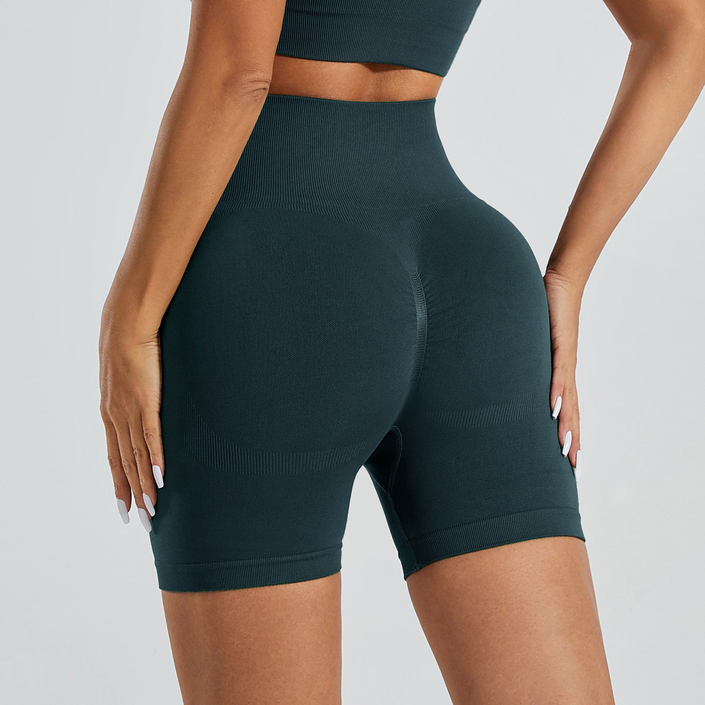 Seamless High Waisted Yoga Shorts for Women Spring Summer Tight Fitting Lifting Running and Quick Dry Athletic Fitness Pants