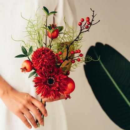 Charming Single Stem Sunflower Bouquet - Perfect for Photoshoots, Home Décor, and Seasonal Celebrations - Realistic Faux Flowers for Living Room Arrangements