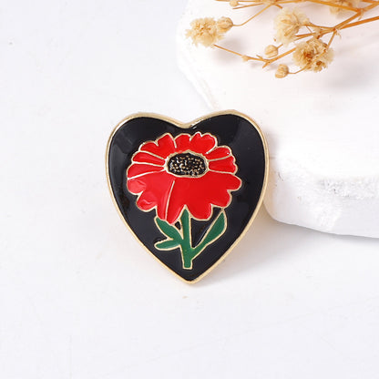 Stylish Minimalist Alloy Heart Geometric Oval Adjustable Women's Ring - Perfect for Everyday Wear and Special Occasions