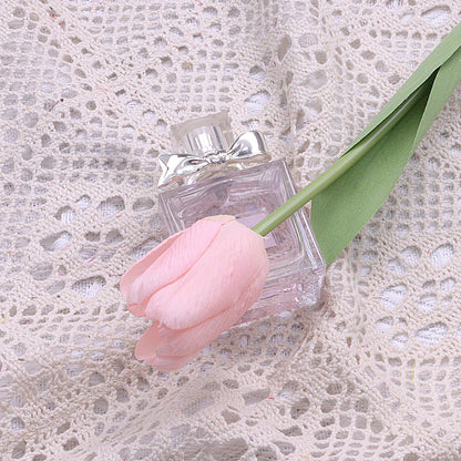 Lifelike Silk Tulip Flowers - Moisturizing Touch, Perfect for Home Décor, Weddings, and Event Decorations