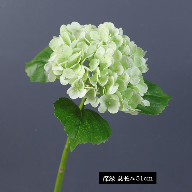 Realistic Hydrangea Artificial Flower - Luxurious Moisture-Resistant Décor for Elegant Weddings and Home Interiors - Perfect Addition to Living Room Centerpieces and Faux Floral Arrangements