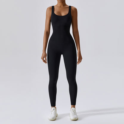 Fall Seamless Yoga Bodysuit for Dance High Waist Compression Fitness Outfit for a Sculpted Look Flexible and Activewear