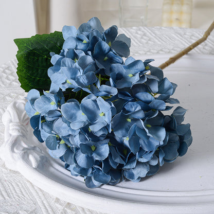 Lifelike Hydrangea Silk Flowers - Soft to the Touch, Moisture-Resistant, Perfect for Wedding Decor and Home Accents - Elegant Faux Floral Arrangement for Living Room Centerpieces