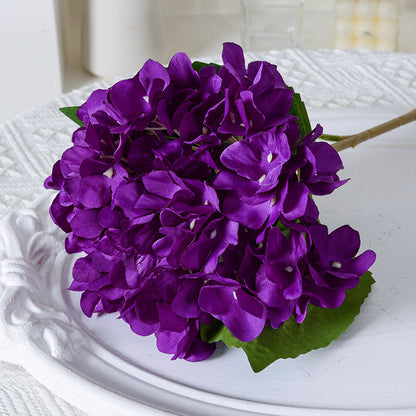 Lifelike Hydrangea Silk Flowers - Soft to the Touch, Moisture-Resistant, Perfect for Wedding Decor and Home Accents - Elegant Faux Floral Arrangement for Living Room Centerpieces