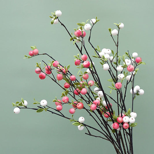 Realistic Mini Apple Branch - Vibrant Faux Apple Stem for Home Decoration, Wedding Centerpieces, and Beautiful Floral Arrangements