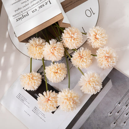 Stunning Faux Dandelion Spike Flowers - Realistic Greenery for Wedding Decor | Trendy INS Style | PJ1049