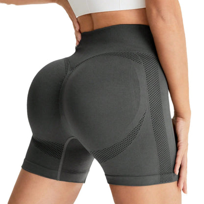 High Waisted Sculpting Yoga Shorts for Women Butt Lifting Slimming Fit Workout Short Pants for Running and Fitness