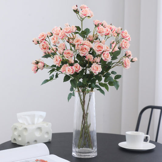 Realistic Silk Rose Flowers for Valentine's Day - Stunning Wedding Decorations, Home Decor, Waterfall Faux Flowers, Artificial Flower Wall Accessories for Perfect Instagram Moments