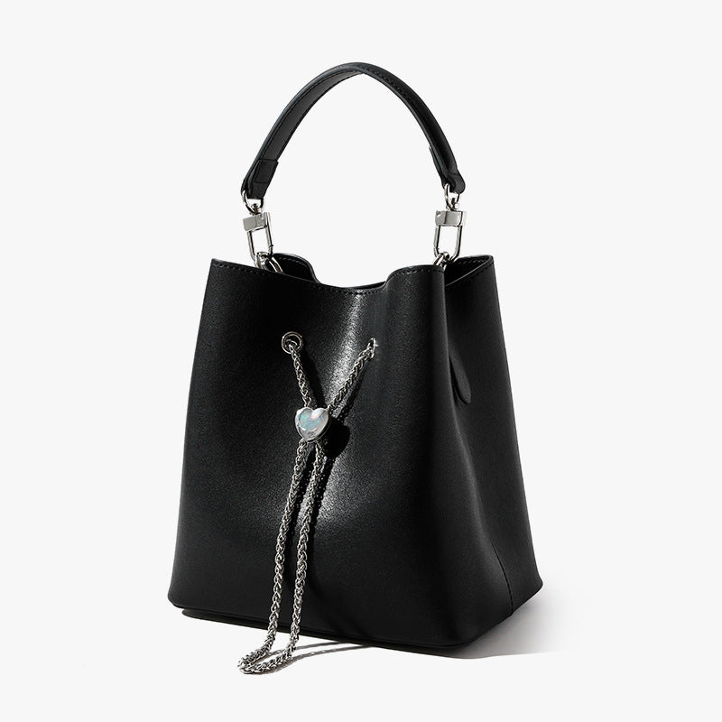 Elegant Fall Women's Shoulder Bag Luxe Leather Commuter Crossbody Casual Handheld Purse for Chic Style