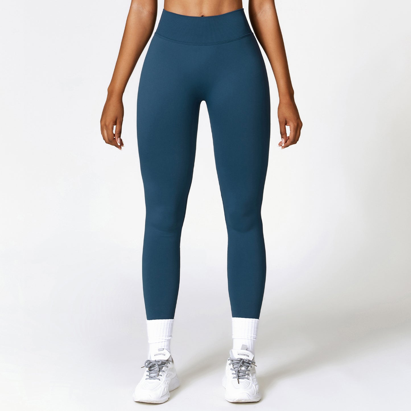 High Waisted Seamless Yoga Pants for Women Butt Lifting Slimming and Sculpting Workout Leggings for Running and Fitness