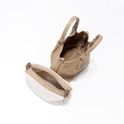 Mini Handbag Made from Full Grain Leather Versatile Commuter Shoulder and Crossbody Bag for Everyday Use