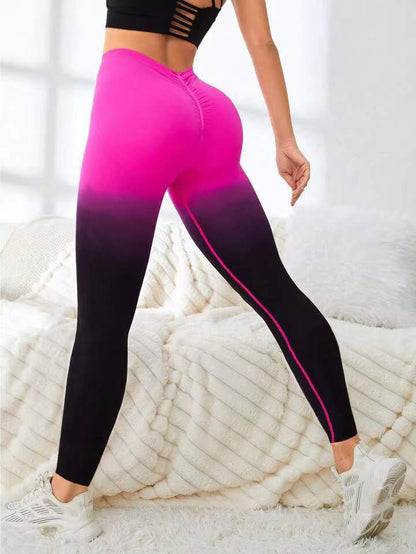 Seamless High Waisted Peach Yoga Pants for Women 7 Vibrant Colors Butt Lifting Moisture Wicking for Fitness and Exercise