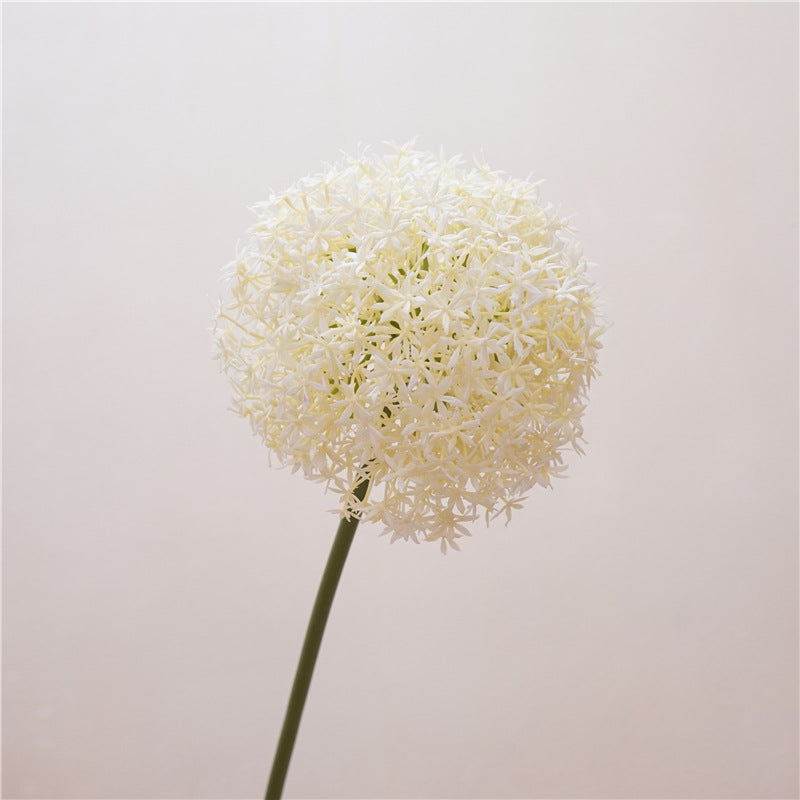 Realistic Single Stem Green Onion Flower - Perfect for Window Displays, Wedding Decor, Photo Props & Floral Arrangements