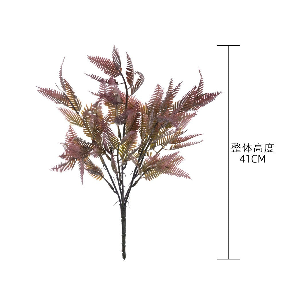 Dreamlike Fern Leaf Branch – Realistic Artificial Green Plant for Wedding Decor and Crafting – Trendy INS Style CL16104 for Lush Home Aesthetic