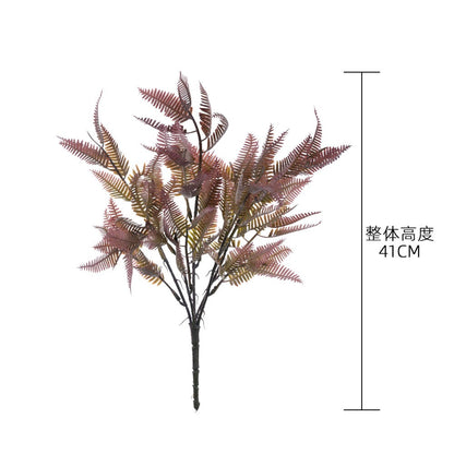 Dreamlike Fern Leaf Branch – Realistic Artificial Green Plant for Wedding Decor and Crafting – Trendy INS Style CL16104 for Lush Home Aesthetic