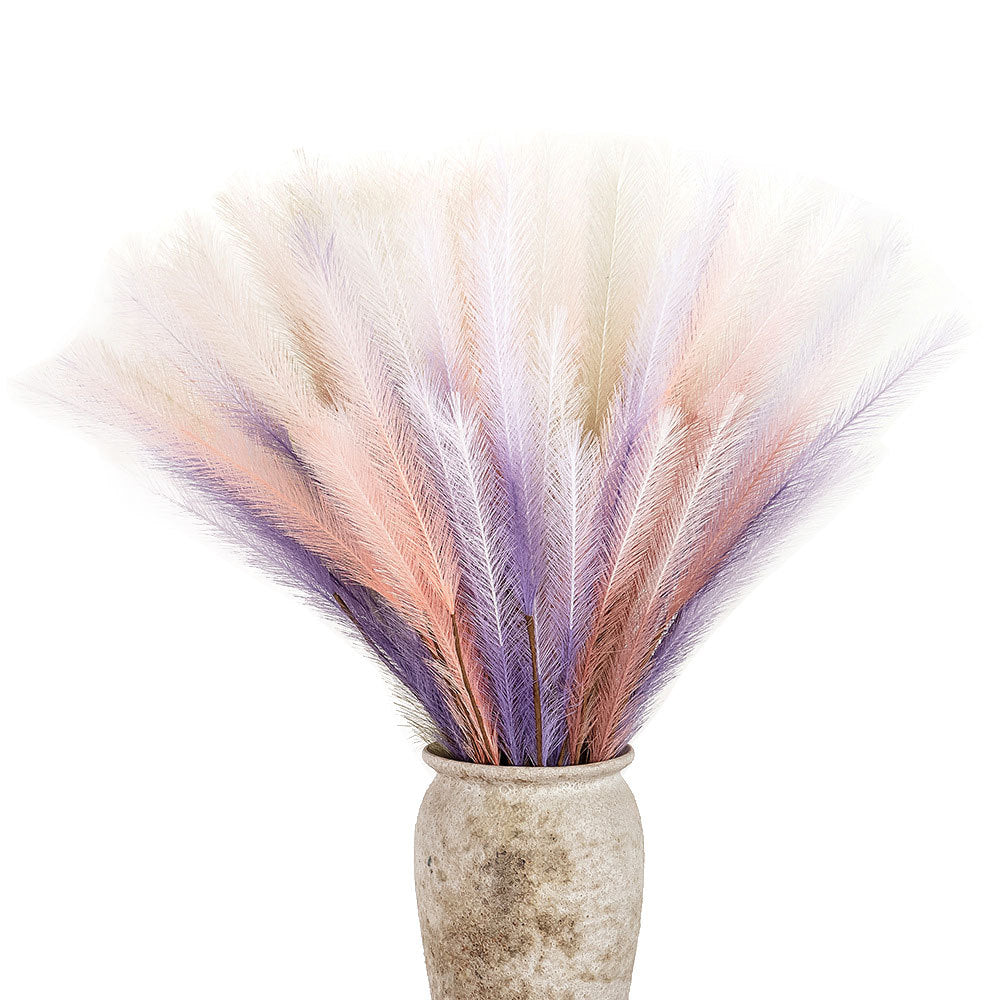 Stunning Faux Pampas Grass Decor - Elegant Ins Style Artificial Flowers for Home and Wedding Decoration | MW09926