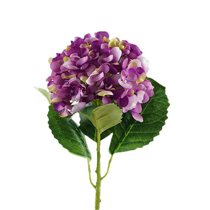 Realistic Hydrangea Silk Flower Stem – Beautiful Faux Bloom for Weddings and Home Decor – Elegant Decorative Floral Arrangements