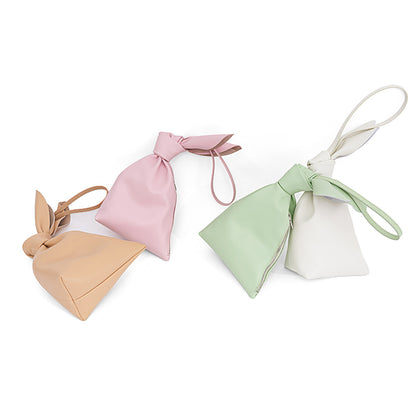 Unique Design Rabbit Leather Handbag Sheep Leather Tote for Women Animal Themed Soft Bag