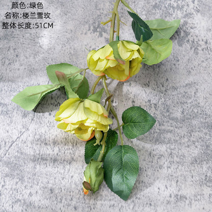 Lifelike Artificial Rose Flowers for Home Decor - Perfect for Weddings, Aisles, Bouquets & Wall Arrangements -  Quality Faux Floral Display MW37331