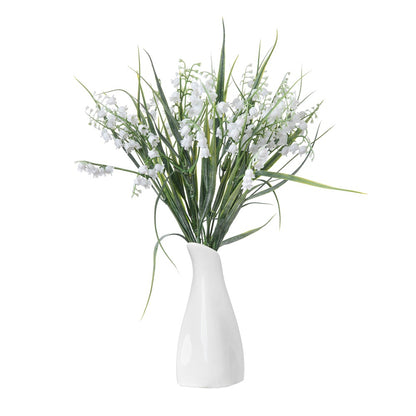 Charming Green Plant Bellflower Artificial Flowers - Perfect for Wedding Décor and INS Aesthetic - Durable, Realistic, and Versatile Home Decorations - Model DY1-3648