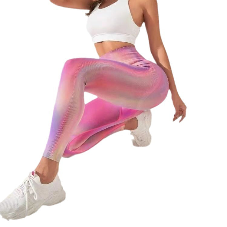 Seamless High Waisted Aurora Leggings for Yoga Running and Gym Workouts Butt Lifting Tummy Control and Comfortable Fit