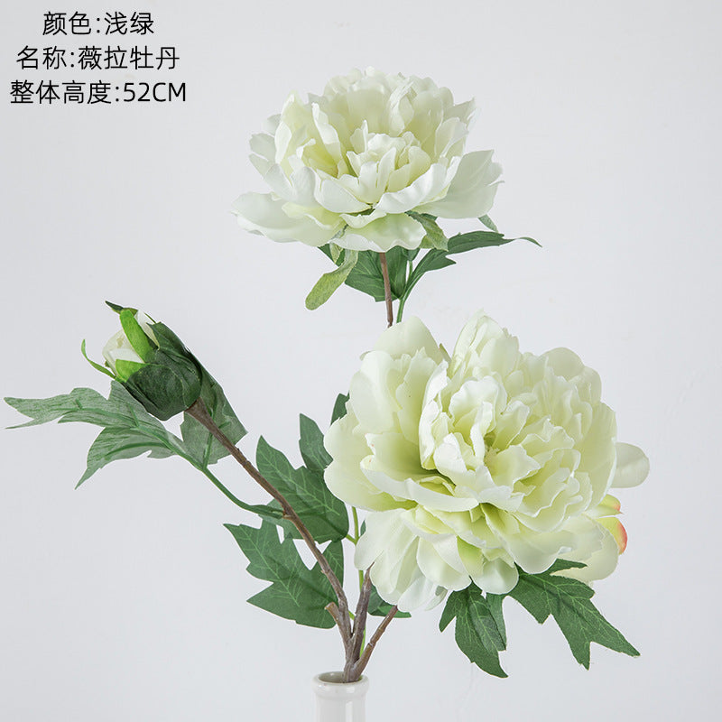 Single Stem Artificial Peony Flower for Home Decoration | Wedding Bouquet, Aisle Arrangements, and Floral Wall Décor - DY1-1911A