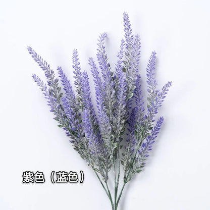 Chic Lavender Artificial Flower Bouquet - Stunning Faux Floral Arrangement for Home Décor, Living Room Centerpieces, and Table Settings - Vibrant and Long-Lasting Plastic Flowers