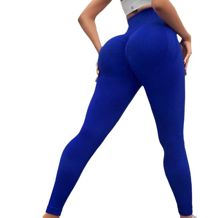 Seamless High Waist Women's Yoga Pants No Show Peach Butt Leggings for Fitness and Outdoor Activities