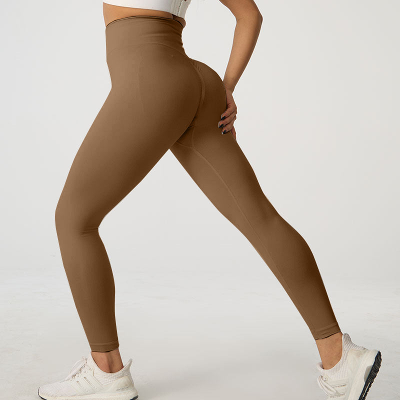 High Waisted Peachy Yoga Leggings for Fall and Winter Quick Dry Cycling Workout Pants Flattering Fit for Every Shape