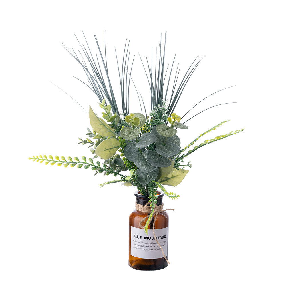 Elegant Artificial Eucalyptus Wedding Bouquet - INS-Style Faux Floral Arrangement for Home Decor - DY1-2503A, Perfect for Bridal Showers, Rustic Weddings, and Stylish Interiors