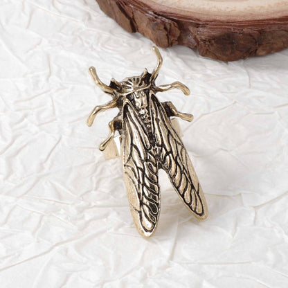 Stylish Vintage-Inspired Alloy Insect Adjustable Ring – Unique and Versatile Accessory for Everyday Wear
