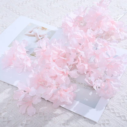 Realistic Snowfall Cherry Blossom Artificial Flowers for Wedding Arches and Ceiling Decorations – Stunning Faux Floral Accents for Ceremony Aisles and Event Styling