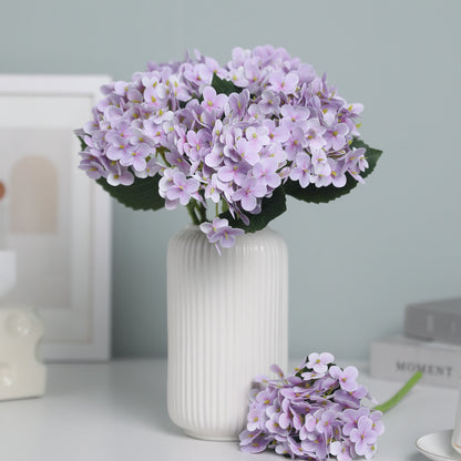 Single Stem Faux Hydrangea Flower – Realistic Touch, Perfect for Weddings, Photography Props, Home Décor, and Restaurant Decoration