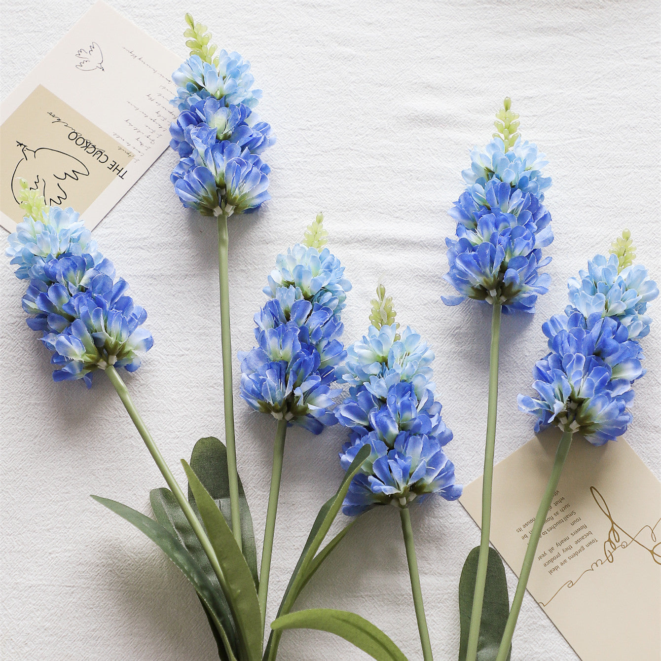 Realistic Lavender Hyacinth Artificial Flowers - Perfect Table Decor for Fresh and Airy Home Styles | Faux Floral Arrangements for Weddings and Special Events