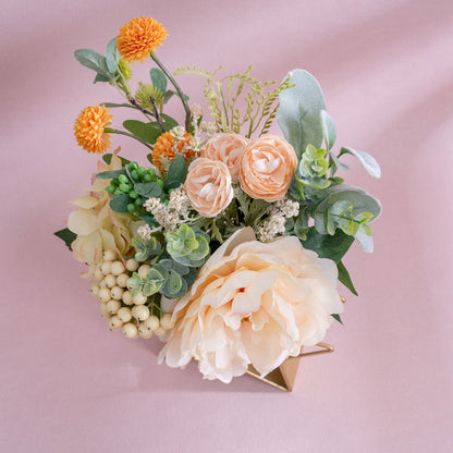 Elegant Artificial Flower Bouquet for Home Decor - Perfect for Weddings and Events - Wall Hanging Decoration - CF01494