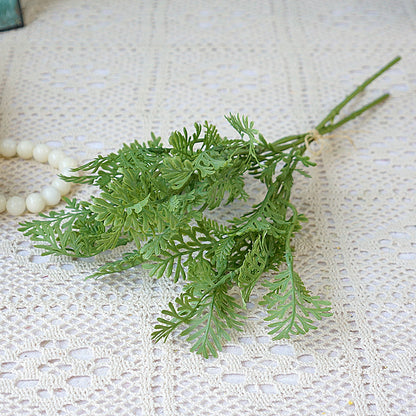 Realistic 3-Branch Faux Feather Leaf Floral Arrangement - Perfect for Home Décor, Photography Props, and Wedding Decorations