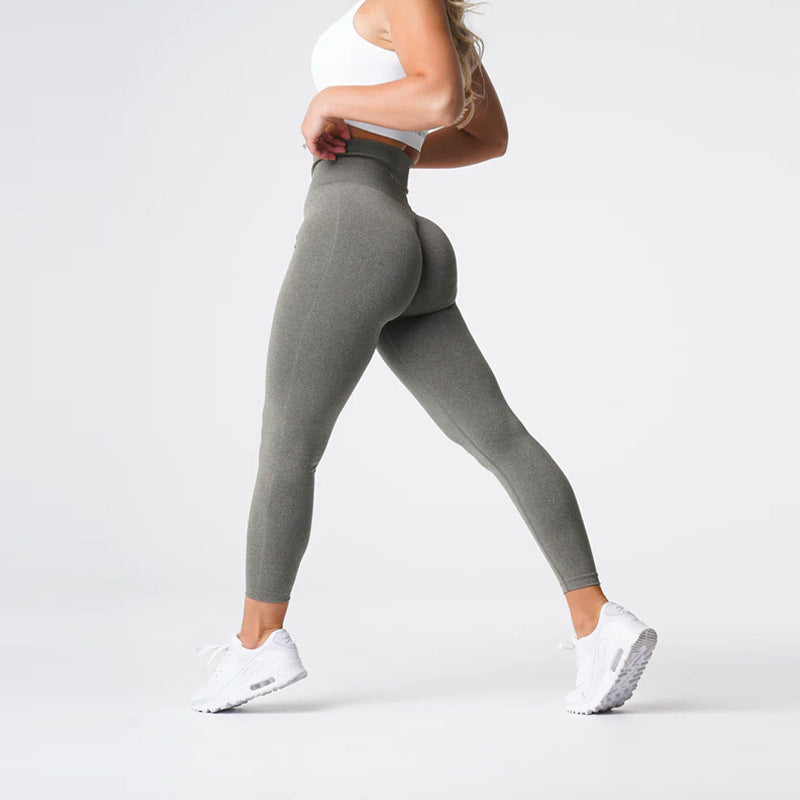 High Waisted Elastic Yoga Pants for Women Peach Butt Lifting Leggings for Fitness and Running Comfortable and Stretchy Workout Tights