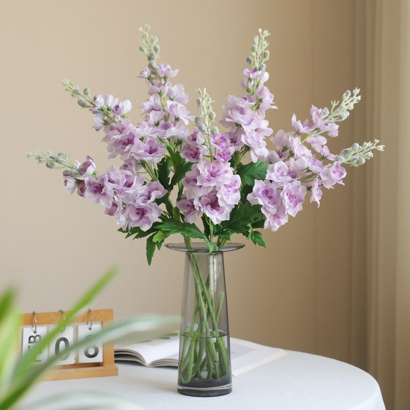 High-Quality Hydrangea and Delphinium Artificial Flowers – Luxurious Touch for Home Décor and Wedding Decorations