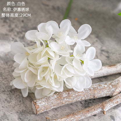 Beautiful Artificial Hydrangea Flowers - Lifelike Greenery Wedding Decor, INS Style Crafting Piece - Perfect for Home Decoration (Model YC1103)