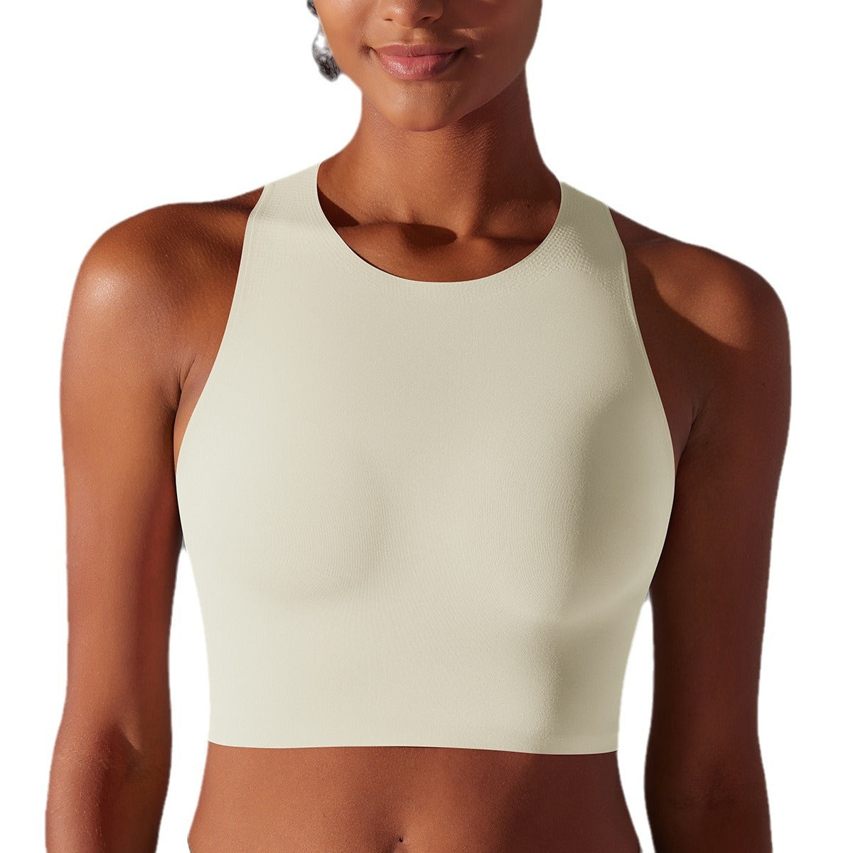 Seamless Sports Bra and Yoga Tank Top for Women for Pilates Running and Fitness Hollow Back Design for Maximum Comfort and Support