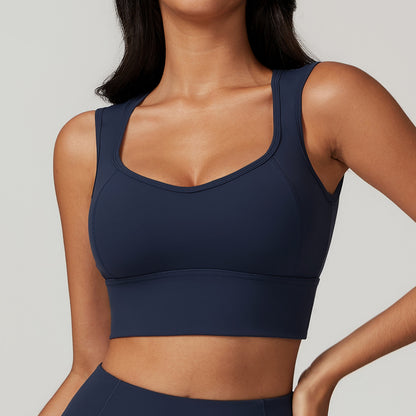 Seamless Cozy Sports Bra for Women Padded Supportive and Sweat Wicking Yoga and Running Top Anti Shock Full Coverage Design for Comfort and Confidence