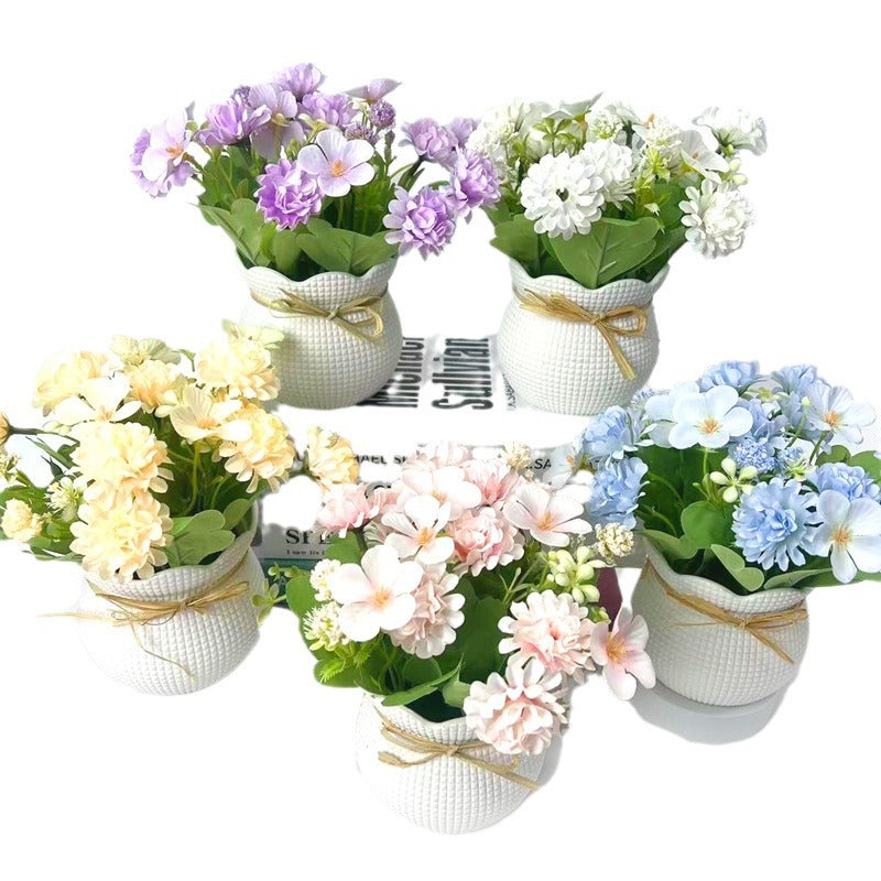 Stunning Faux Hydrangea Decorative Plant - Realistic Artificial Flower Arrangement for Home Décor | Perfect Centerpiece for Living Rooms, Weddings, and Special Events