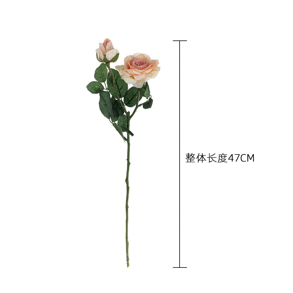 Elegant Artificial Jenny Rose Single Stem for Home Decor - Perfect for Weddings and Special Occasions (GF16042)