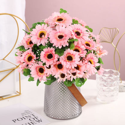 Realistic Snowflake Sunflower Simulation Flower Bouquet for Living Room Decoration - Perfect for Home Decor, Events, and Landscaping Projects